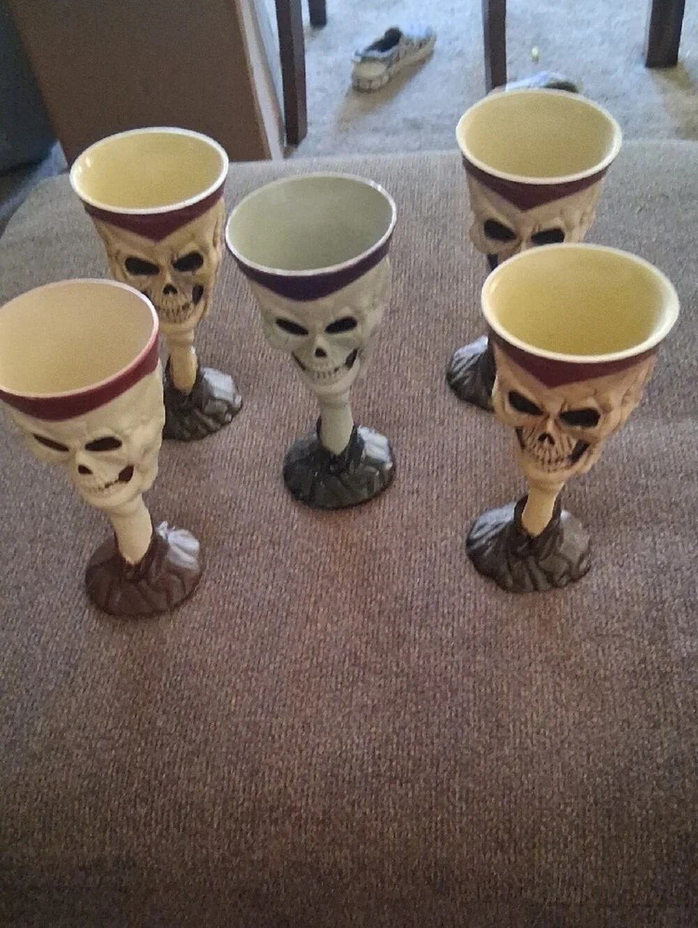 Skull Goblet Plastic (Set of 5)